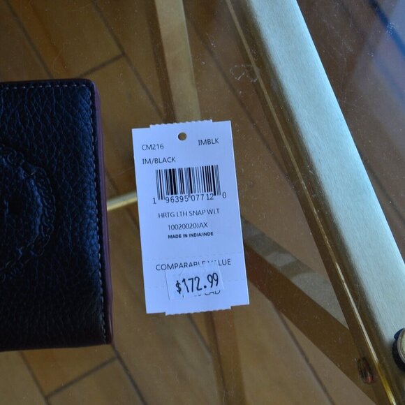 Coach CM216 SNAP WALLET WITH COACH HERITAGE - Picture 3 of 12